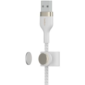 Aksesorë për telefon Belkin PRO Flex Lightning/USB-A Kabel. Apple zert.. 2m. i bardhë