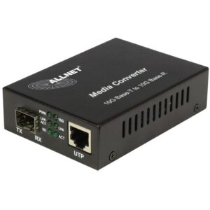 Switch ALLNET NET Z Medienkonverter 10GBASE-T auf 10GBASE-SX/LX Single-/Multimode SFP+ Mini-GBIC Anschluss ALL-MC109-SFP+