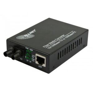 Switch ALLNET NET Z Medienkonverter 10/100BASE-TX auf 100BASE-FX Multimode ST Anschluss ALL-MC107-ST-MM