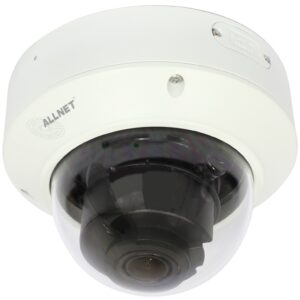 Switch ALLNET Fix Dome Outdoor 5MP IR Vandalismus Low-Light Motorisiertes Vario-Objektiv 93° ALL-CAM2495v3-LVEFN