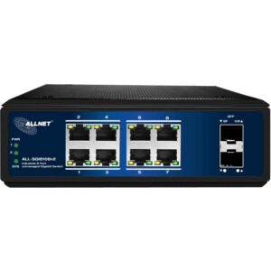 Switch ALLNET 8+2P ALL-SGI8108v2 industrial