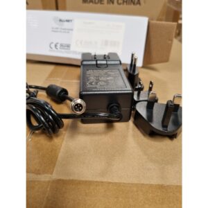 Aksesorë për Rrjet ALLNET NET Z Ersatznetzteil 12V/5A EU Type schwarz mit Adapter EU.US.UK HTT mit Binder 711 M9