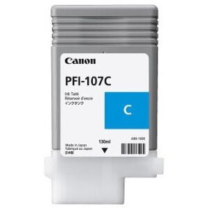 Toner Canon Tinte PFI-107C 6706B001 Cyan 130ml