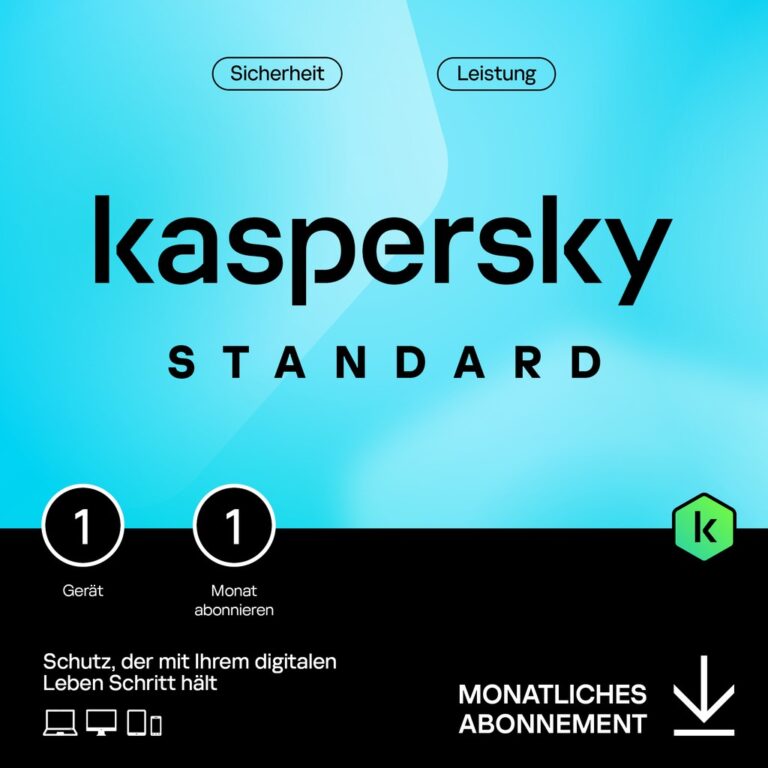 Software për Siguri Kaspersky Standard - 1 Device. 1 Month - Subscription (ABO) - ESD-DownloadESD