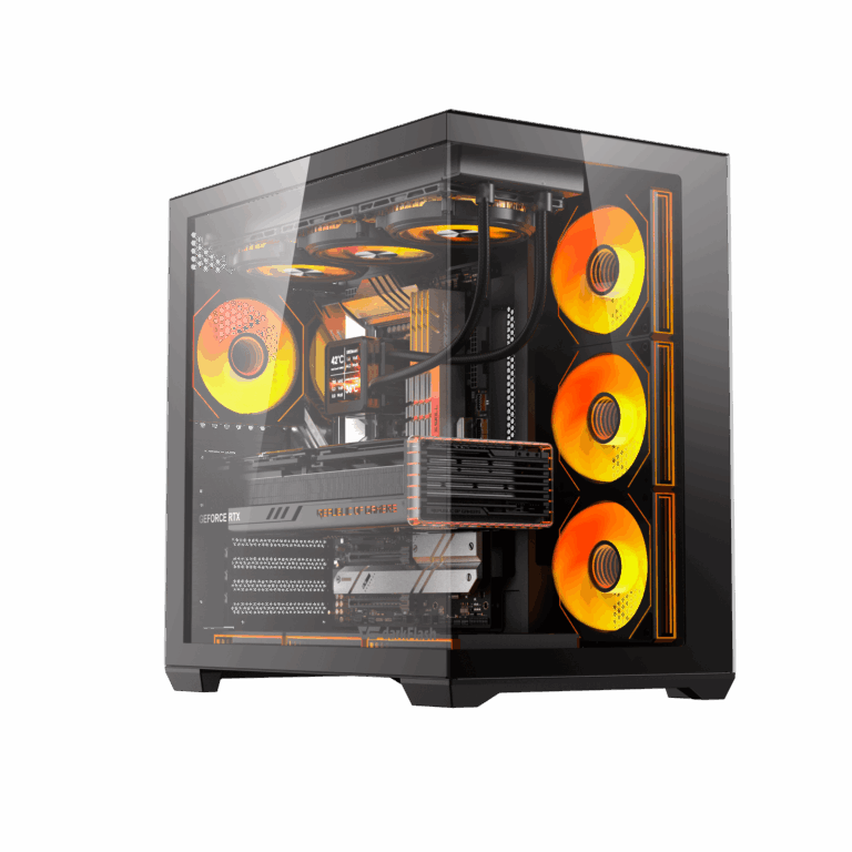 Kompjuter Gaming STAR SERIES 12 / Ryzen 7 7800X3D / 16GB DDR5 / 500GB / RTX 5060 TI 8GB / Case Darkflash C280 - e zezë