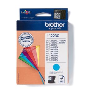 INK Brother LC-223C deri në 550 faqe sipas ISO/IEC 24711 - Blu