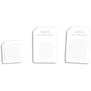 Aksesorë për telefon LogiLink SIM Card Adapter / Nano to Standard