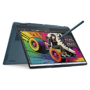 Laptop Lenovo Yoga 7 2-in-1 / Ryzen AI 5 340 / 16GB LPDDR5x / 512GB / 14″ WUXGA OLED / Touchscreen / Radeon 840M – Blu/Gjelbër 8
