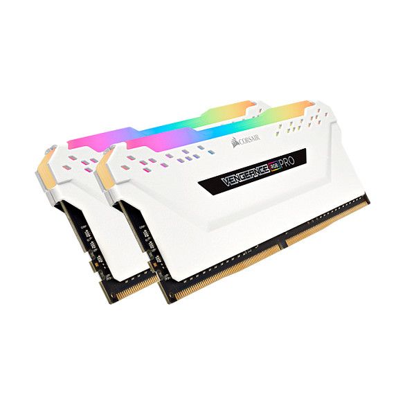 RAM Memorie DDR4 CORSAIR VENGEANCE RGB / 32GB KIT (2 x 16GB) / PC 2666 CL16 - Bardhë