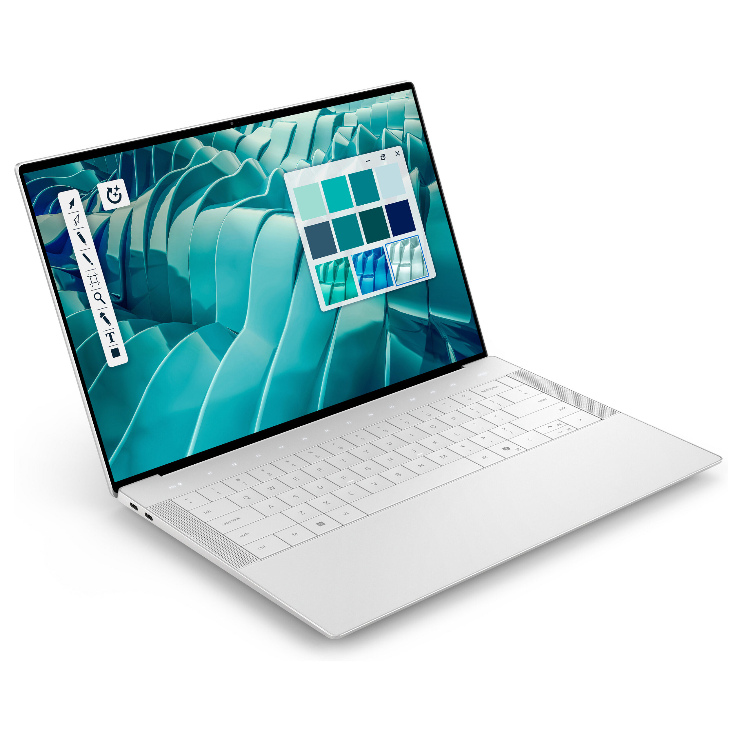 Laptop Dell 14 PREMIUM DA14250 / Ultra 7-255H / 32GB LPDDR5x / 1TB / 14.5" WQXGA+ AMOLED Touch 120Hz / RTX 4050 6GB - Argjend - Figura 2