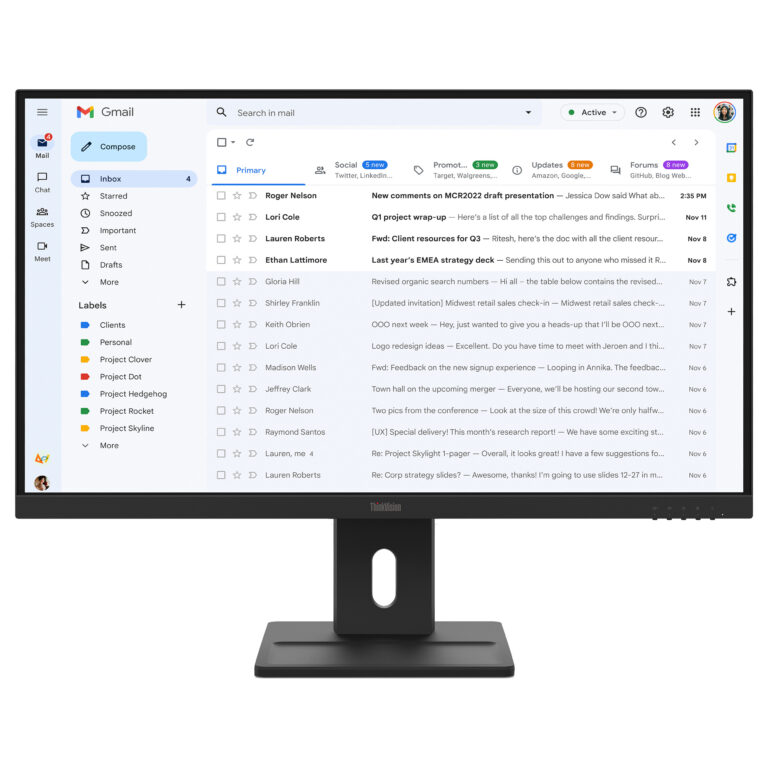 Monitor Lenovo ThinkVision E27-40 / 27"/ Full HD LCD IPS / 100Hz / 4ms / HDMI+DP+VGA - Zezë