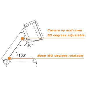 Webcam Conceptronic AMDIS02B / USB-A 2.0 / 2K Super HD – Zezë 8