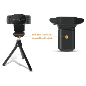 Webcam Conceptronic AMDIS06B / USB-A 2.0 / Full HD / 30fps / 72° / Built-in Microphone – Zezë 8