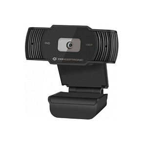 Webcam Conceptronic AMDIS04B / USB 2.0 / Full HD / 65° / Built-in Microphone - Zezë