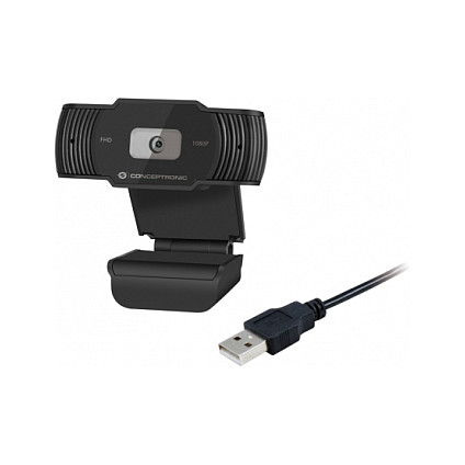 Webcam Conceptronic AMDIS04B / USB 2.0 / Full HD / 65° / Built-in Microphone - Zezë - Figura 3