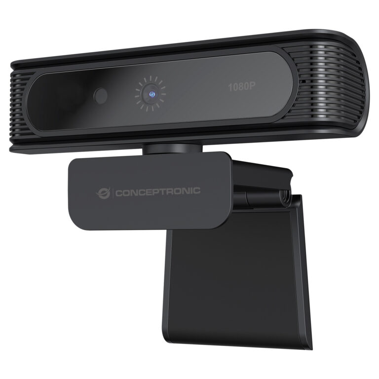 Webcam Conceptronic AMDIS09B / USB 2.0 / 80°  Full HD / 30FPS / Built-in Microphone - Zezë