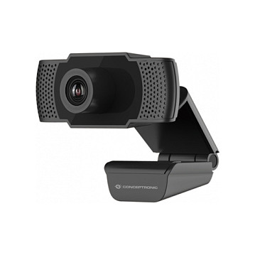 Webcam Conceptronic AMDIS01B / USB 2.0 / Full HD / 90° / Built-in Microphone - Zezë