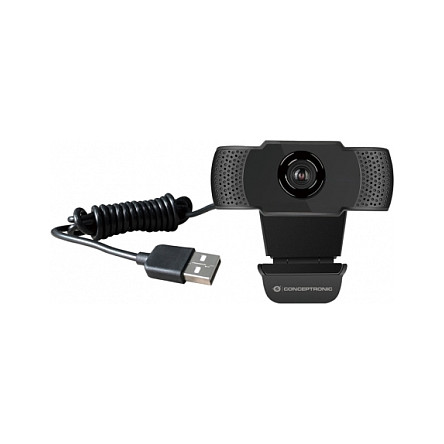 Webcam Conceptronic AMDIS01B / USB 2.0 / Full HD / 90° / Built-in Microphone - Zezë - Figura 4