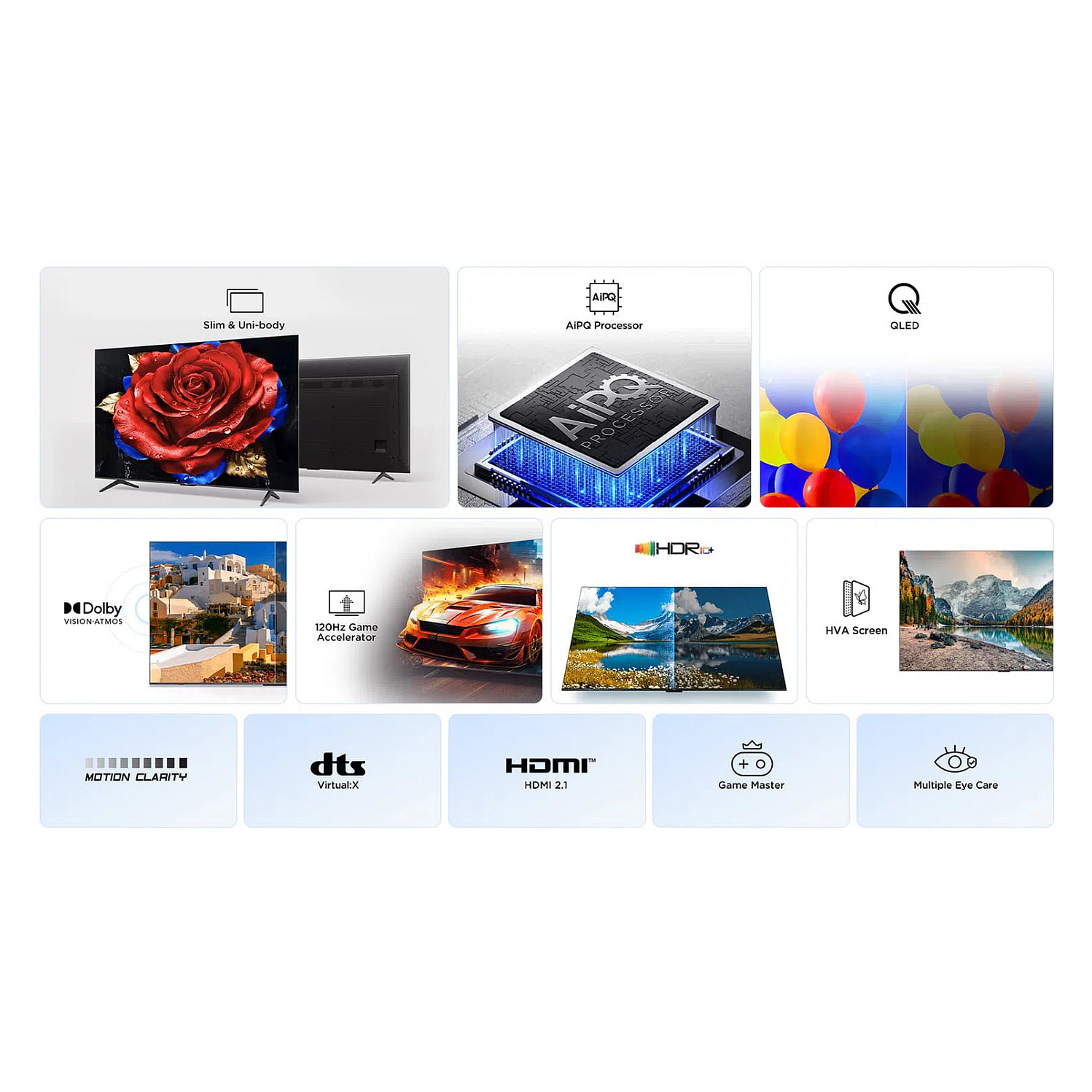 Smart TV TCL 43T69C / 43"/ 4K Ultra HD LED / 60Hz / HDMI+USB+HDR10 / Zezë - Figura 4