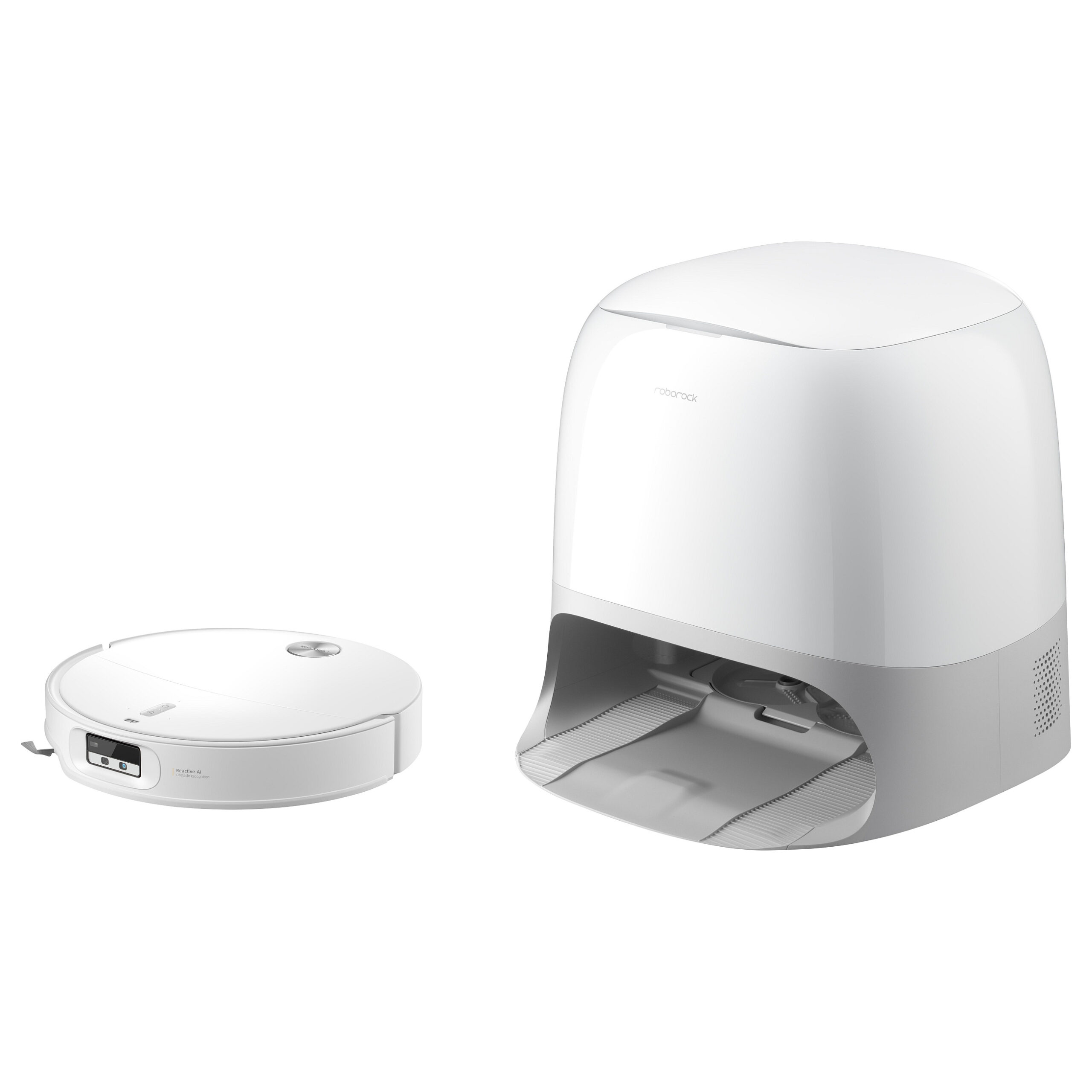 Fshesë Robotike Qrevo Curv 2 ProX / Multifunction Docking Station 3.0 Hygiene+ - Bardhë