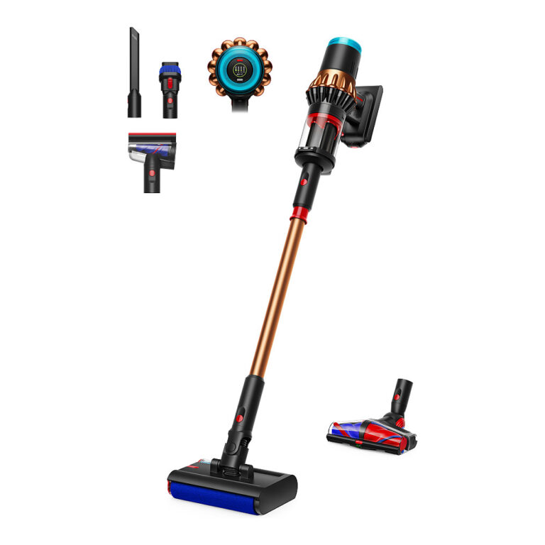 Fshesë me vakum Dyson V16 Piston Animal Submarine Steel Vacuum Cleaner 900W - Matte Black/Copper