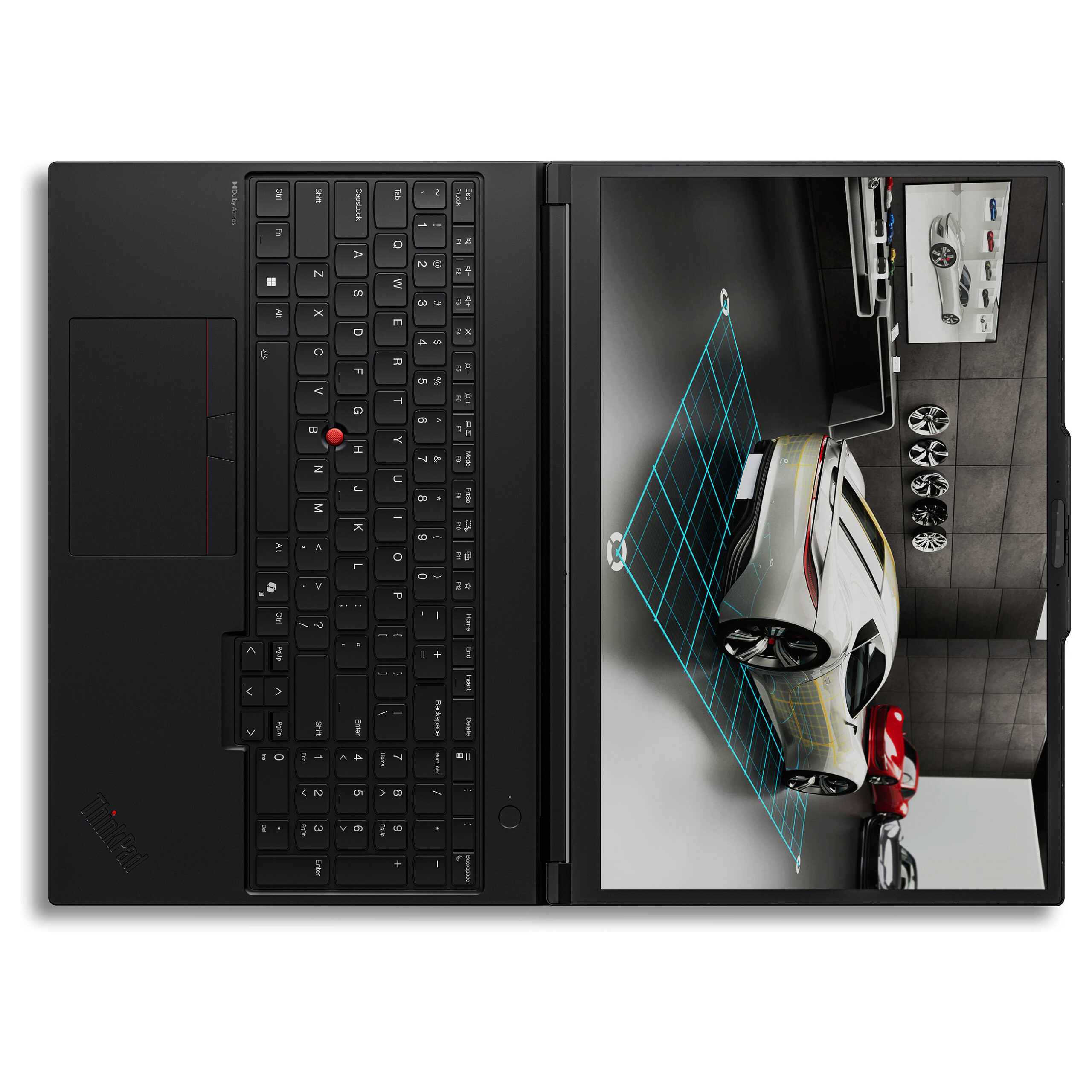 Laptop Gaming Lenovo ThinkPad T16g G3 / Ultra 7 255HX / 64GB DDR5 / 1TB / 16" WUXGA IPS AG 60Hz / RTX 5080 16GB - Zezë - Figura 4