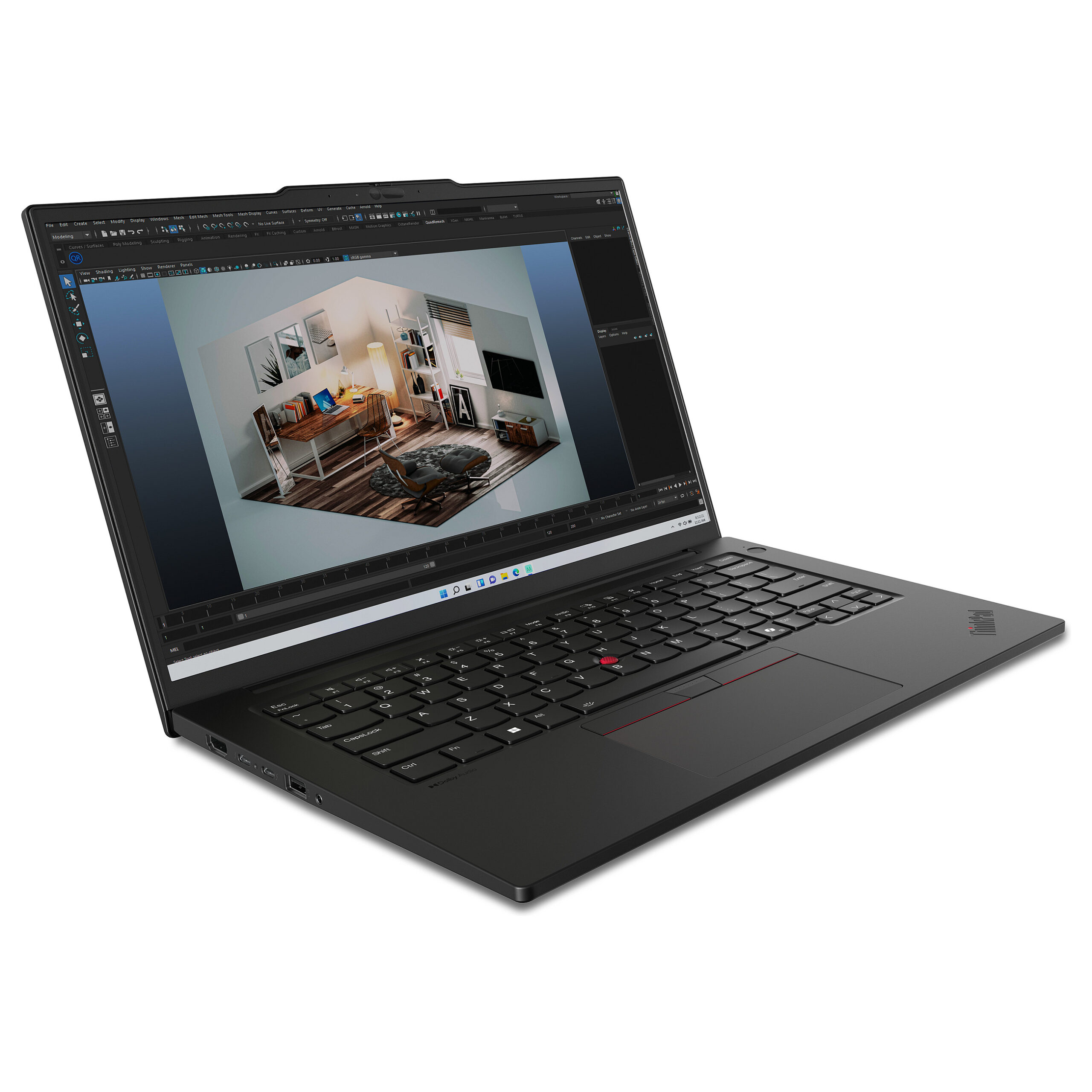 Laptop Lenovo ThinkPad P14S G5 / Ultra 7 155H / 32GB DDR5 / 1TB / 14.5" WQXGA IPS AG 90Hz / RTX 500 Ada 4GB - Zezë - Figura 4