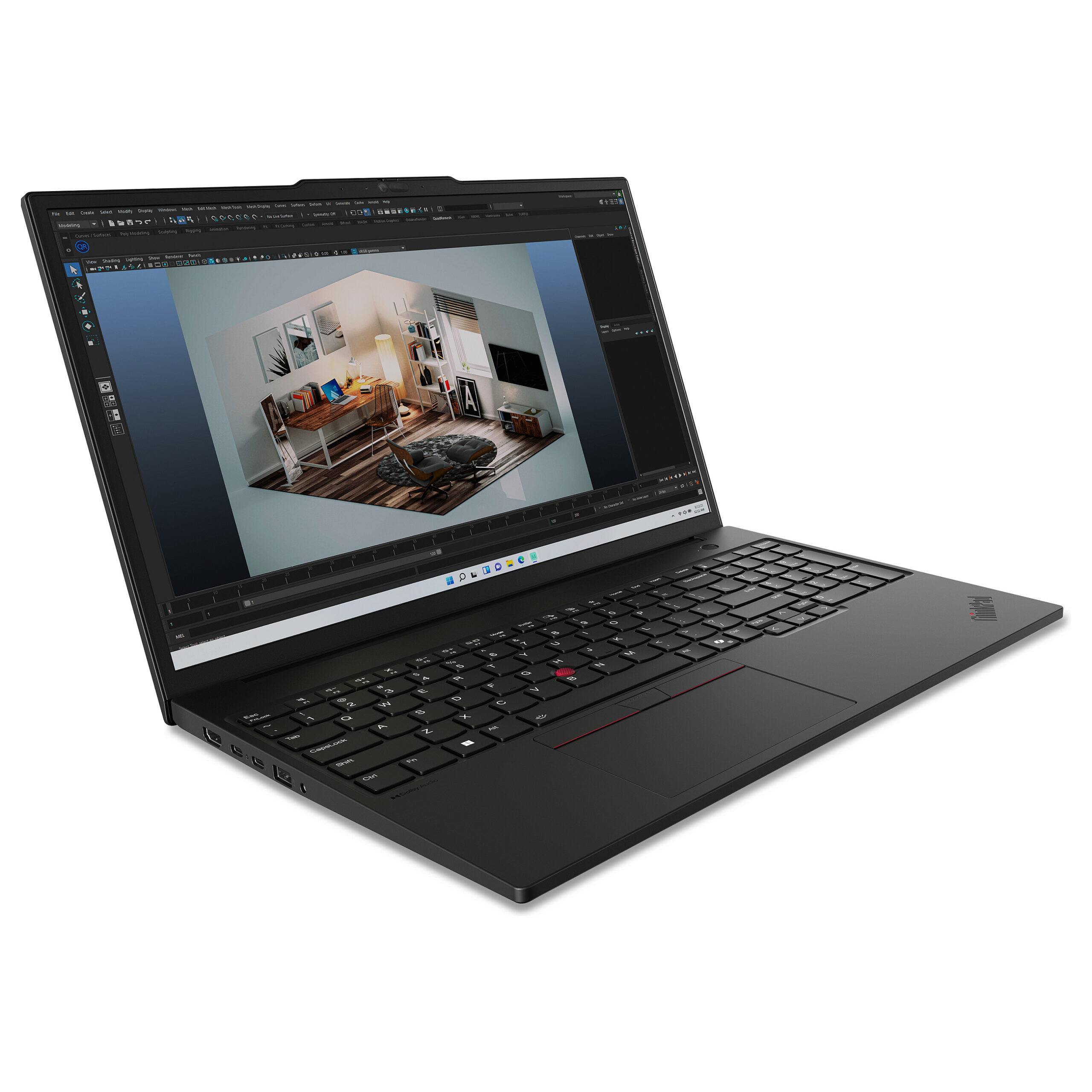Laptop Lenovo ThinkPad P16S G3 / Ultra 7-155H / 32GB DDR5 / 1TB / 16" WUXGA IPS 60Hz / RTX 500 Ada 4GB - Zezë - Figura 4