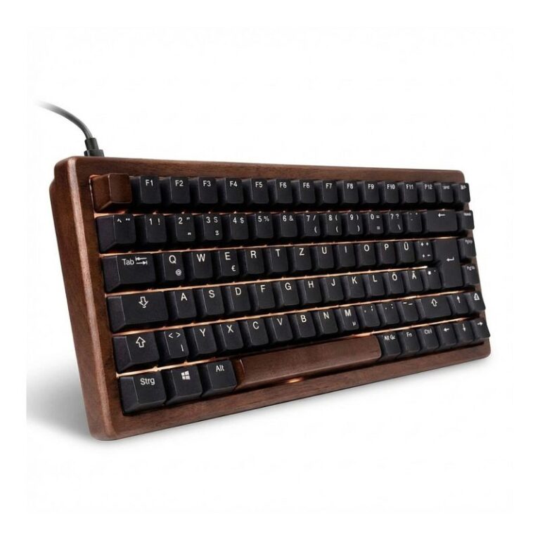 Tastierë Gaming Sharkoon SKILLER SGK50 S3 Wood PBT Gateron G Pro 3.0 (UK Layout) – Druri/Zezë