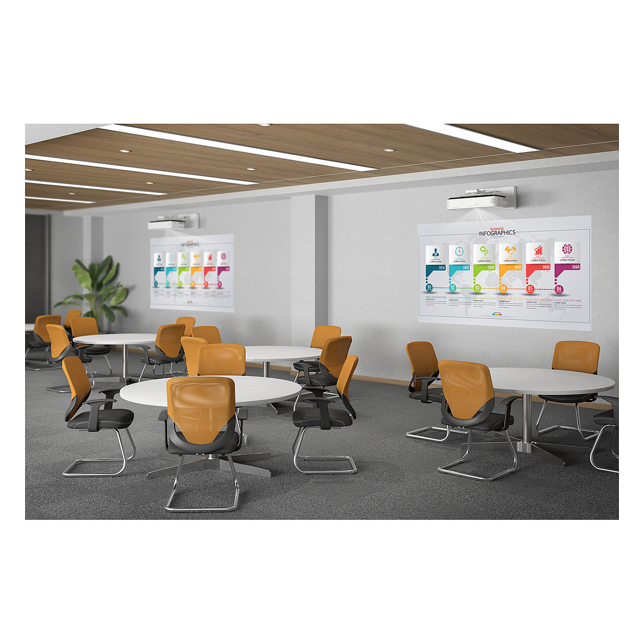 Projektor EPSON EB-810E - Bardhë - Figura 4