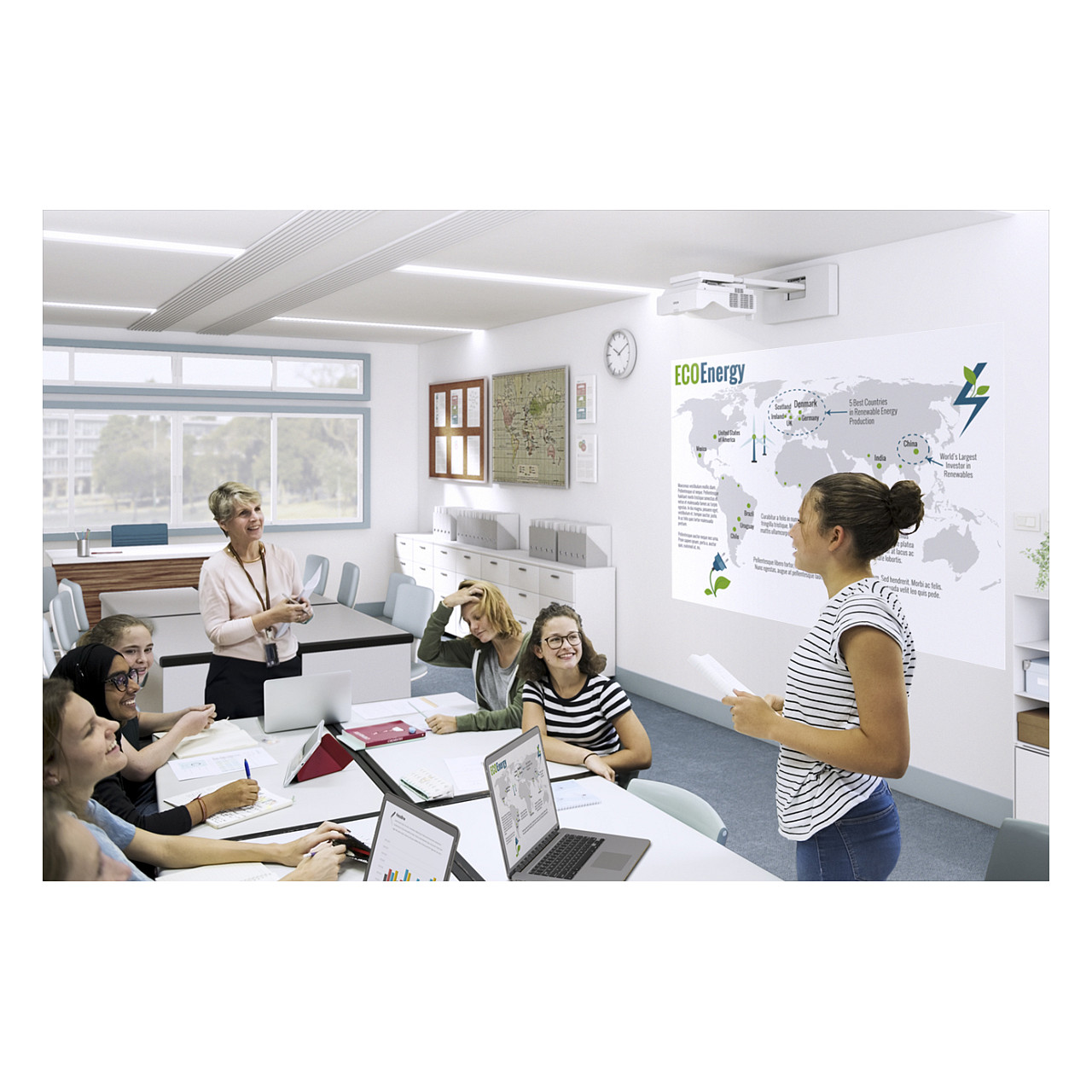 Projektor EPSON EB-760Wi - Bardhë - Figura 4