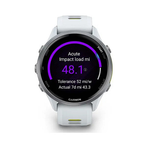 Orë e mençur Garmin Forerunner 970 Android Titanium / 47mm - Bardhë/Verdhë - Figura 4