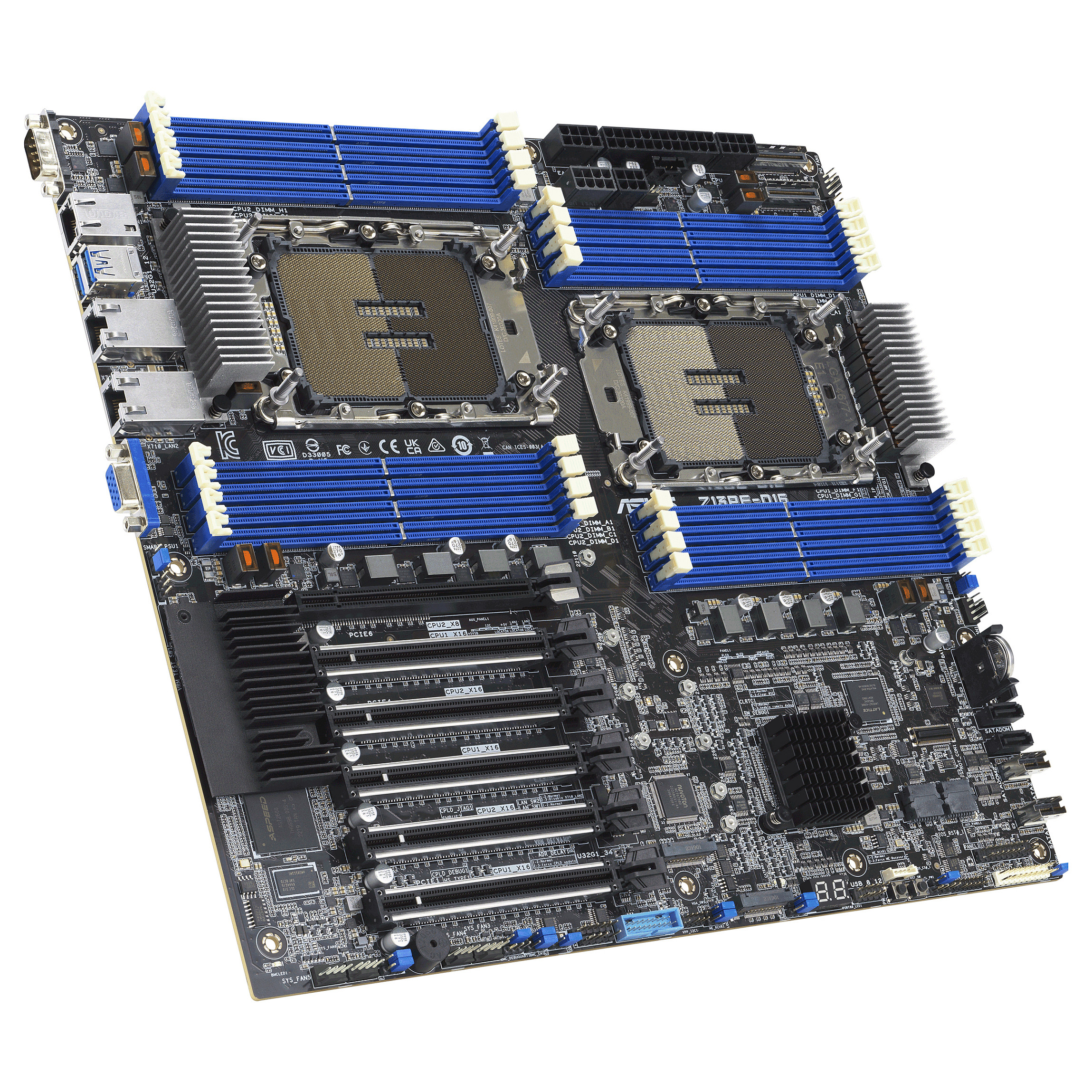 Pllakë Amë Intel ASUS Z13PE-D16 / E-ATX / 2x LGA 4677 / DDR5 / 2x10G