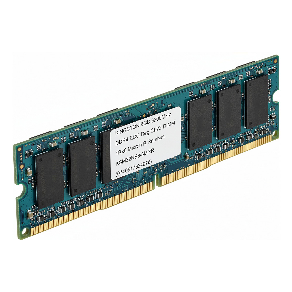 RAM Memorie DDR4 Kingston 8GB / ECC Registered / CL22 / DIMM 1Rx8 / Micron R
