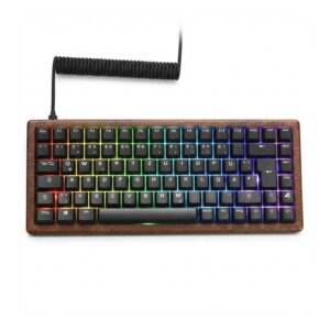 Tastierë Gaming Sharkoon SKILLER SGK50 S3 Wood PBT Gateron G Pro 3.0 Yellow switches / French Language