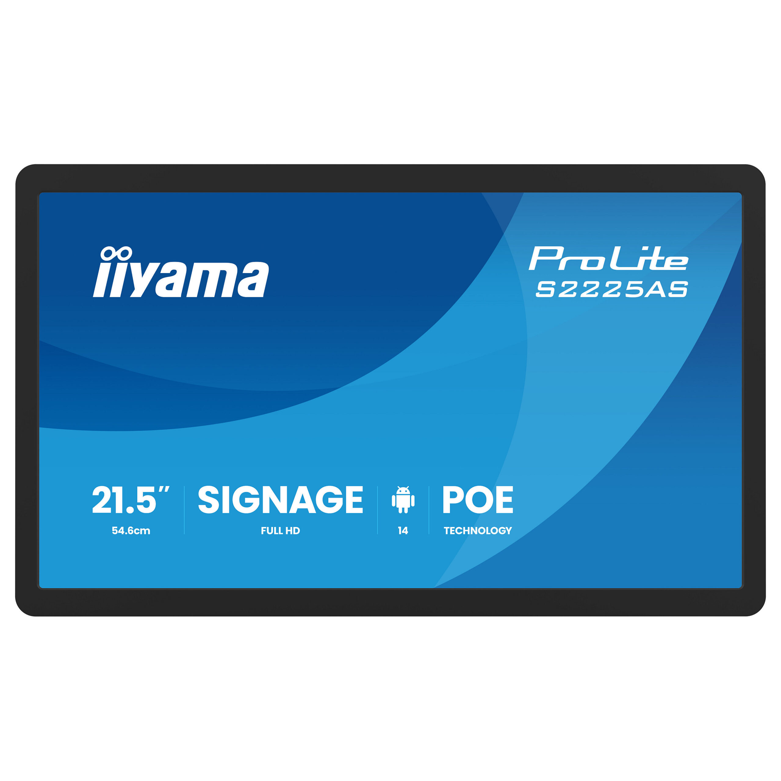 Monitor iiyama S2225AS-B1P / 21.5"/ Full HD IPS LCD / 14ms / USB - Zezë - Figura 2