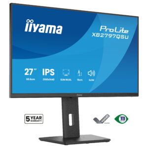 Monitor iiyama ProLite XB2797QSU-B1 / 27"/ Quad HD IPS LED / 75Hz / 1ms / HDMI+DP - Zezë