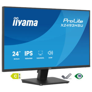 Monitor iiyama ProLite X2493HSU-B1 / 24"/ Full HD IPS LED / 120Hz / 1ms / HDMI+DP - Zezë