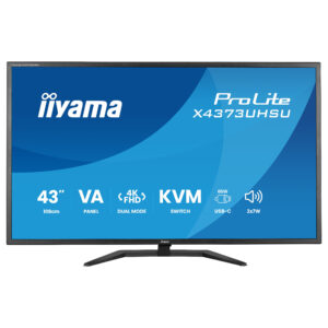 Monitor iiyama ProLite X4373UHSU-B2 / 43"/ 4K Ultra HD VA LED / 60Hz / 3ms / HDMI+DP - Zezë