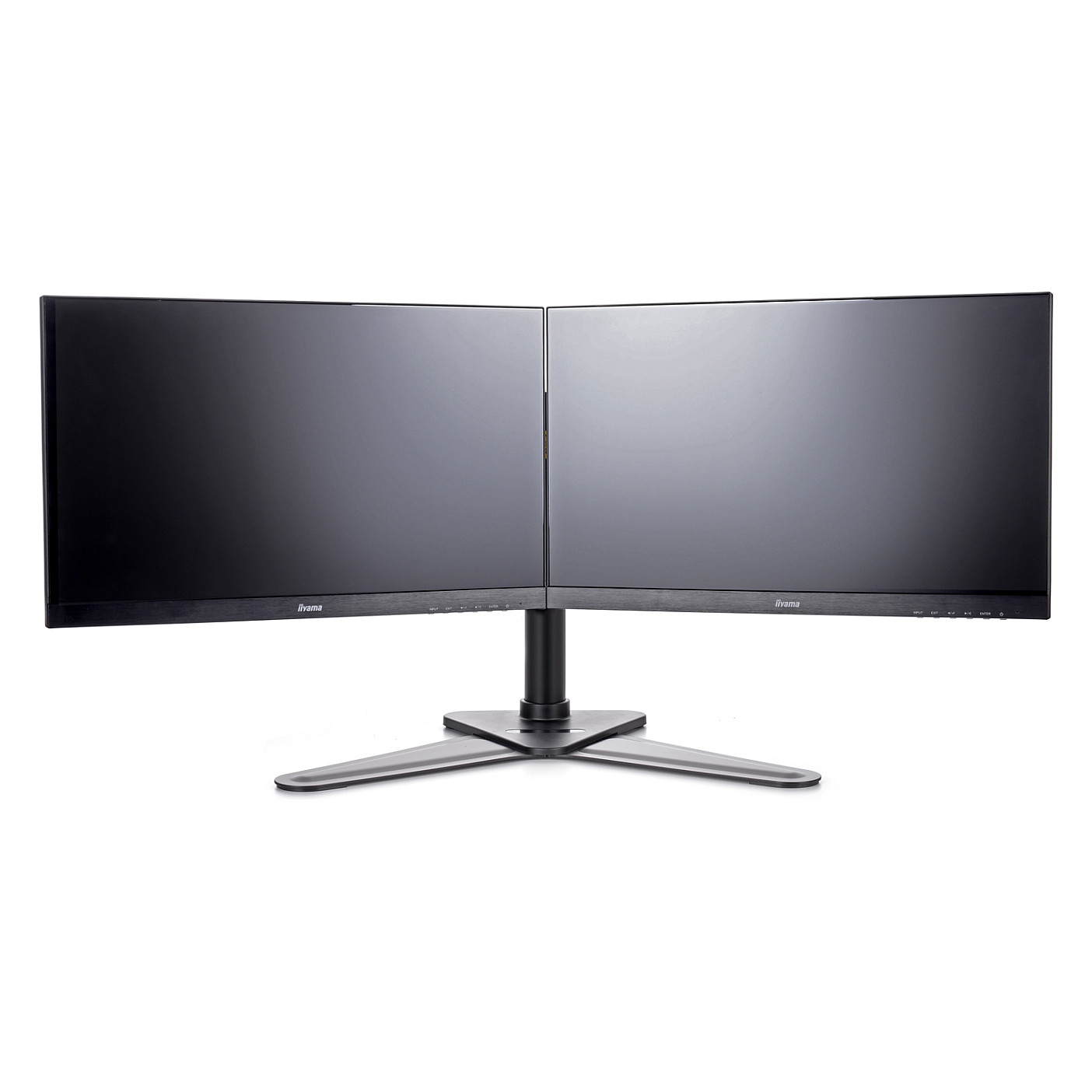 Mbajtëse për Monitor IIYAMA / Table Mount Duo / 100x100 – Zezë - Figura 2