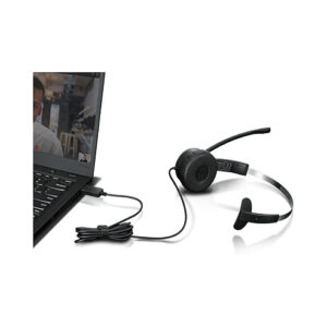 Kufje me kabllo Lenovo 100 Mono USB – Zezë 8