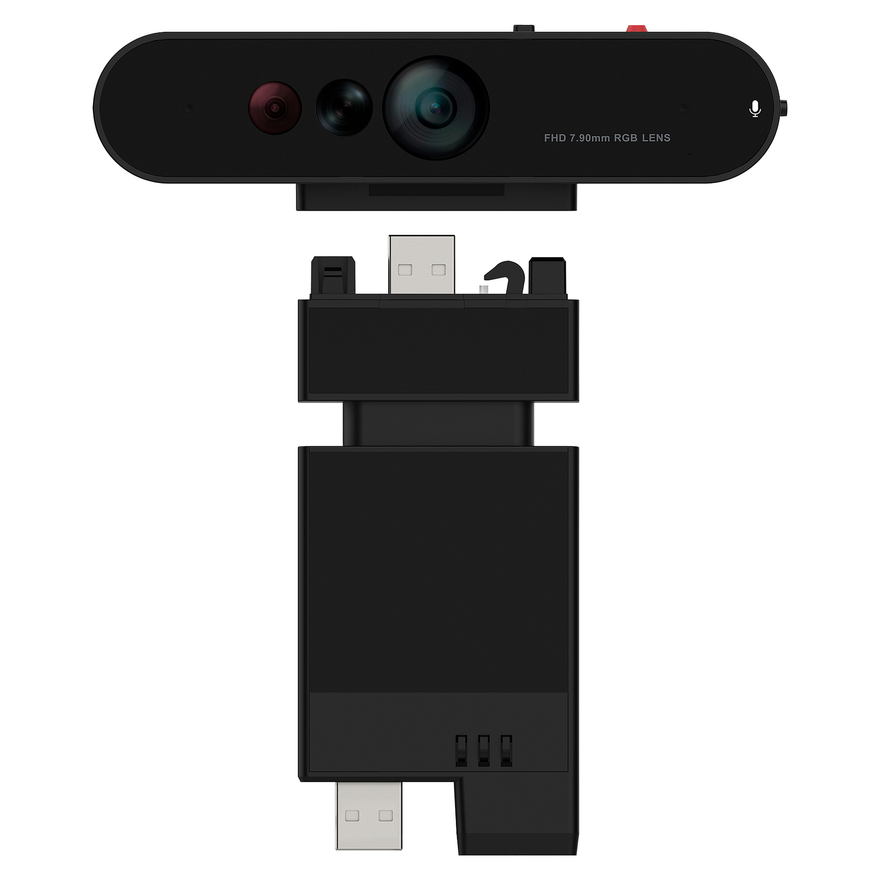Webcam Lenovo ThinkVision MC60 / for Monitor / Short Stack P24h‑30 / P24q‑30 / T34w‑30 / P49w‑30 – Zezë