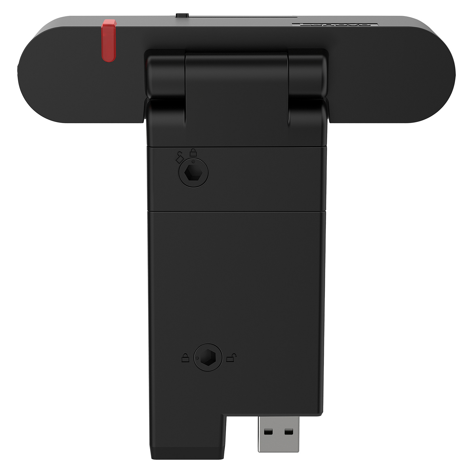 Webcam Lenovo ThinkVision MC60 / for Monitor / Short Stack P24h‑30 / P24q‑30 / T34w‑30 / P49w‑30 – Zezë - Figura 3
