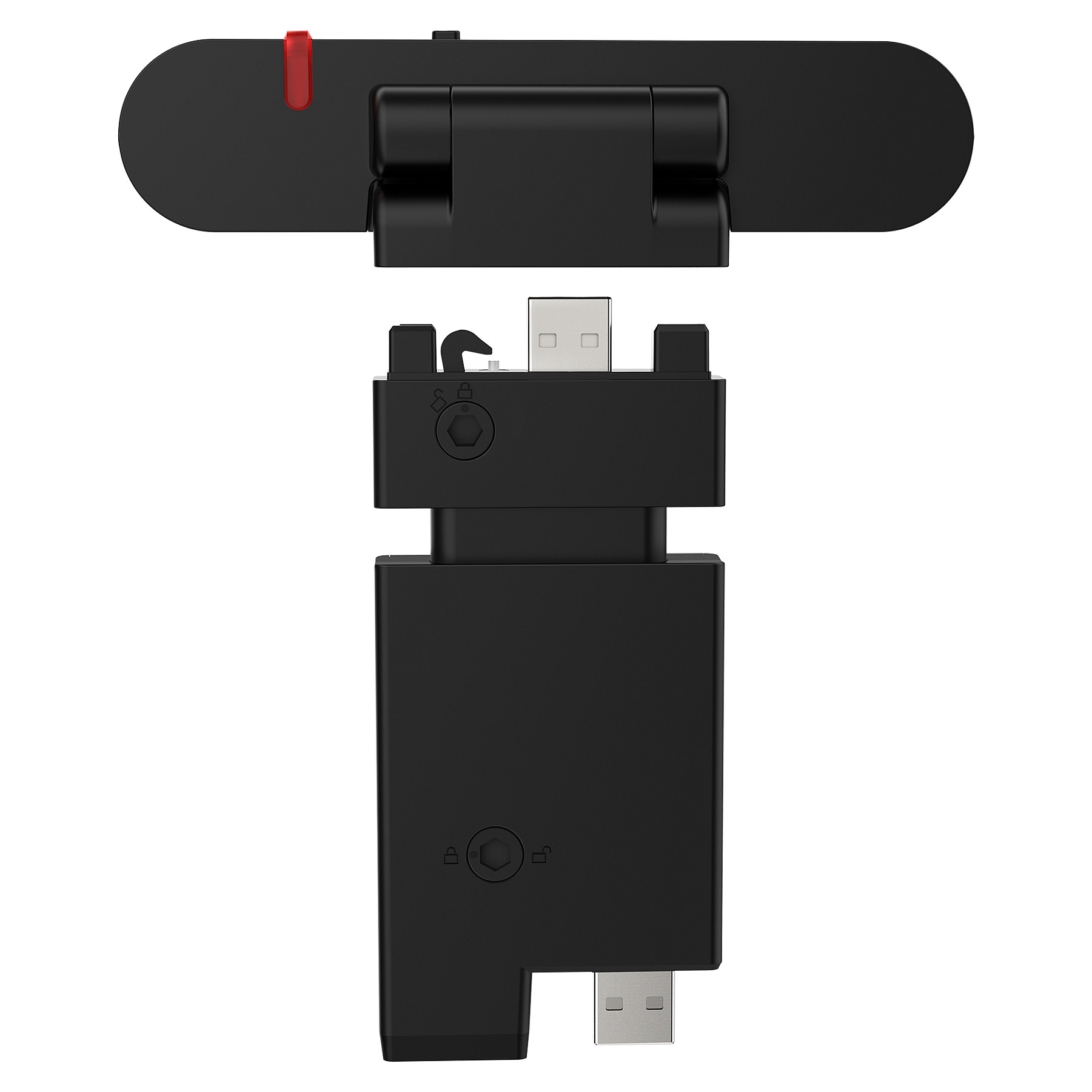 Webcam Lenovo ThinkVision MC60 / for Monitor / Short Stack P24h‑30 / P24q‑30 / T34w‑30 / P49w‑30 – Zezë - Figura 4