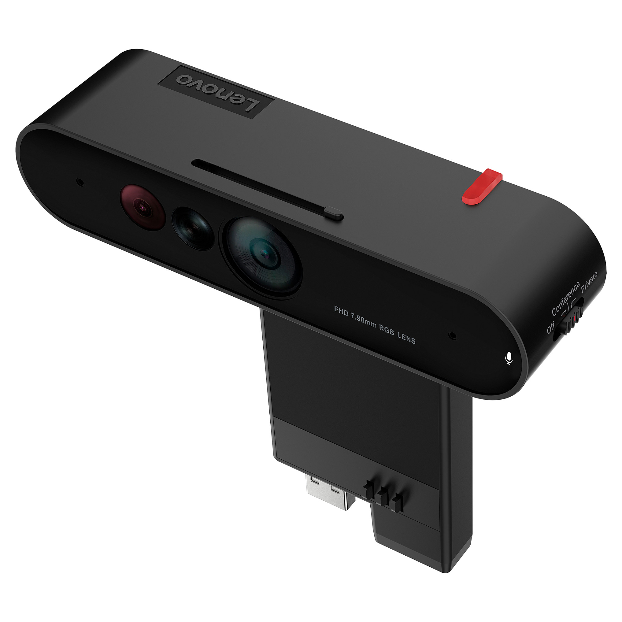 Webcam Lenovo ThinkVision MC60 / for Monitor / Short Stack P24h‑30 / P24q‑30 / T34w‑30 / P49w‑30 – Zezë - Figura 5