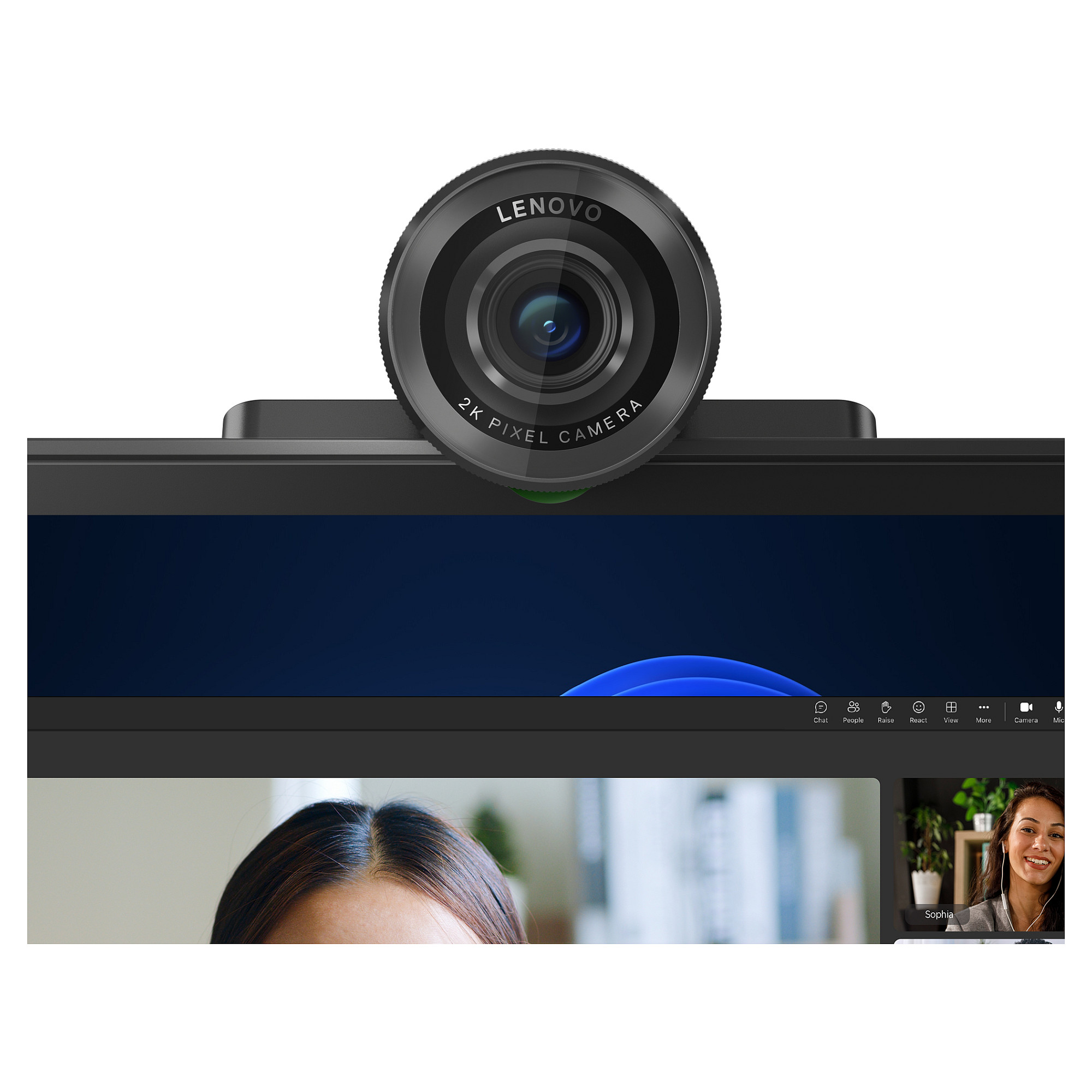 Webcam Lenovo QHD / 2K / Adjustable FOV 90/78/65 / HDR / AI Framing – Zezë - Figura 2