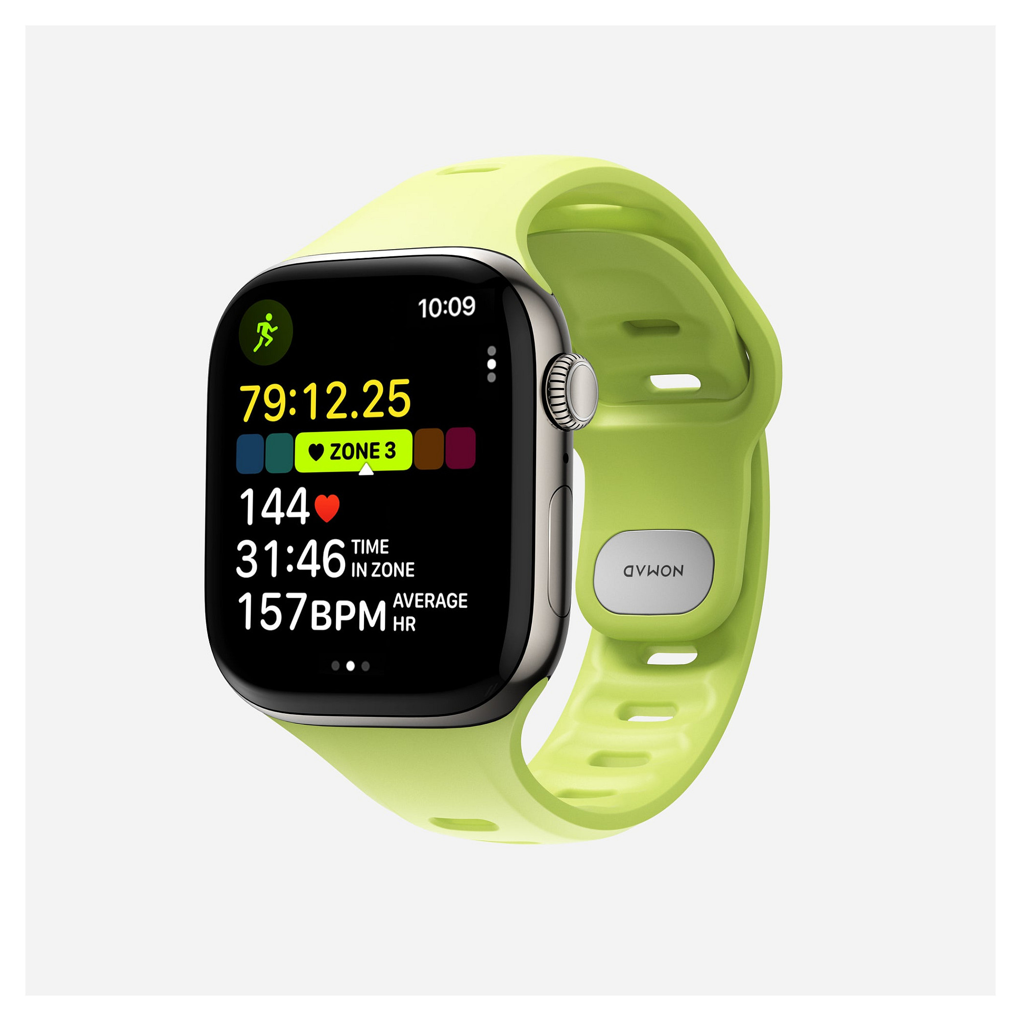 Rripa për ora Nomad Tempo Band / 41mm / 42mm - Gjelbër e hapur