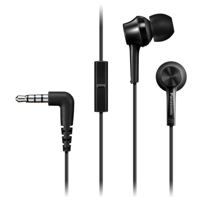 Kufje me kabllo Panasonic RP-TCM115E In-Ear me mikrofon - Zezë