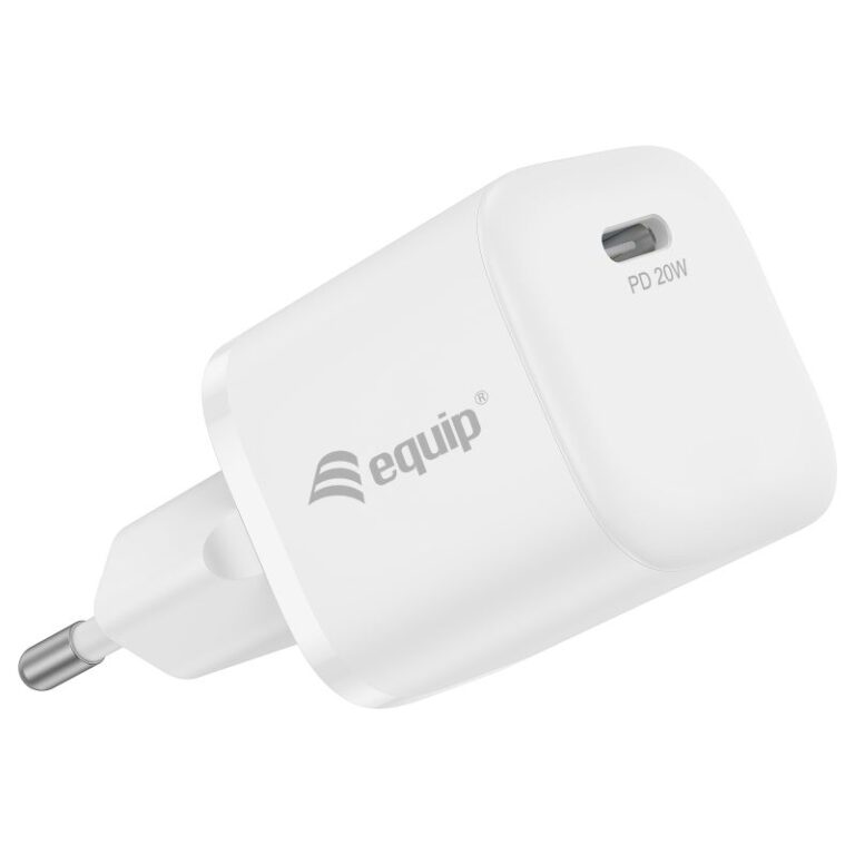 Adapter Equip 1-Port USB-C PD / 25 copë - Bardhë