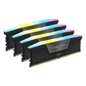 RAM Memorie DDR5 Corsair Vengeance RGB 64GB (4x16) / DIMM 6200 / Quad-Kit / CMH64GX5M4B6200C32
